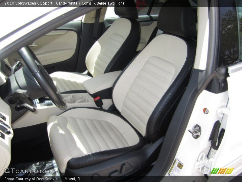 Candy White / Cornsilk Beige Two Tone 2010 Volkswagen CC Sport