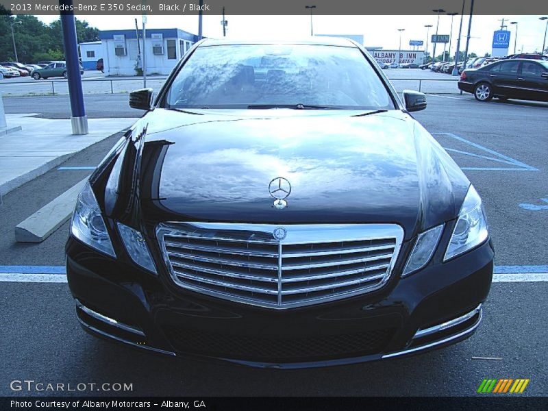 Black / Black 2013 Mercedes-Benz E 350 Sedan