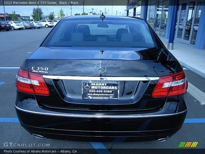 Black / Black 2013 Mercedes-Benz E 350 Sedan