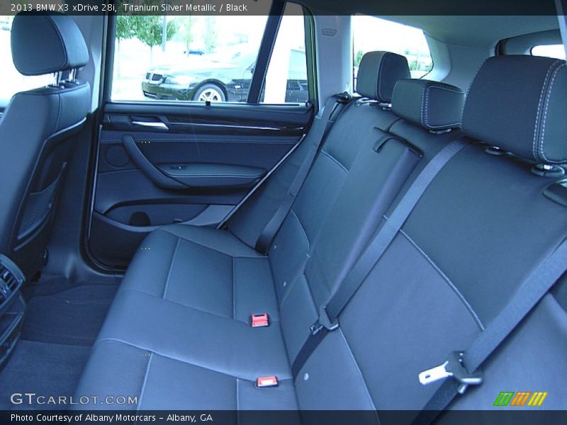 Titanium Silver Metallic / Black 2013 BMW X3 xDrive 28i