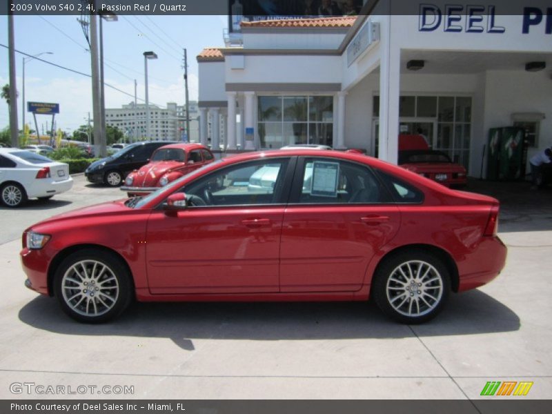 Passion Red / Quartz 2009 Volvo S40 2.4i