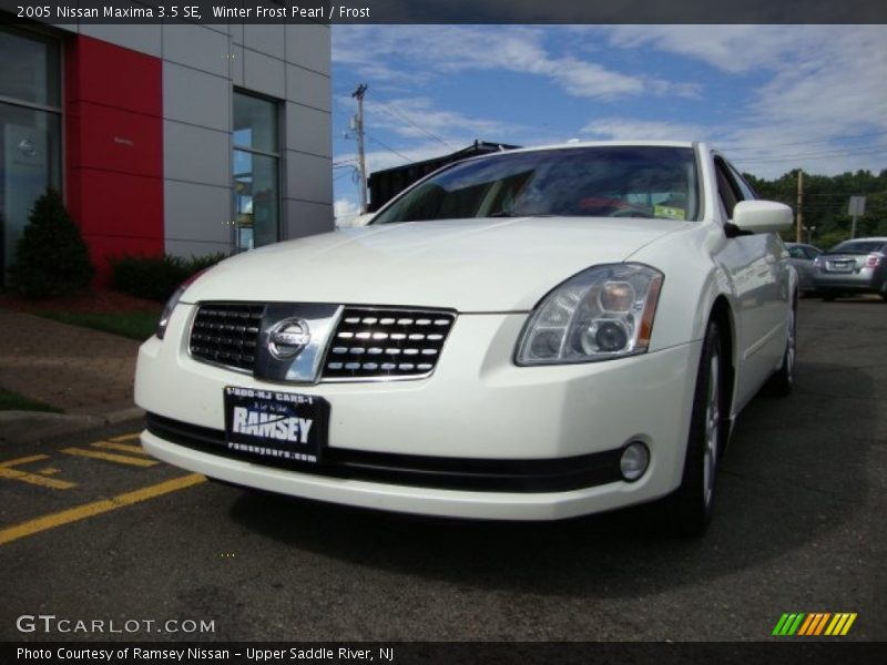 Winter Frost Pearl / Frost 2005 Nissan Maxima 3.5 SE