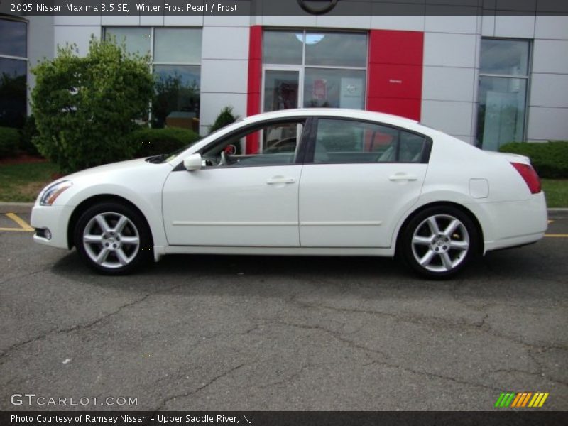 Winter Frost Pearl / Frost 2005 Nissan Maxima 3.5 SE