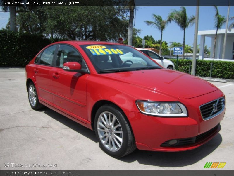 Passion Red / Quartz 2009 Volvo S40 2.4i
