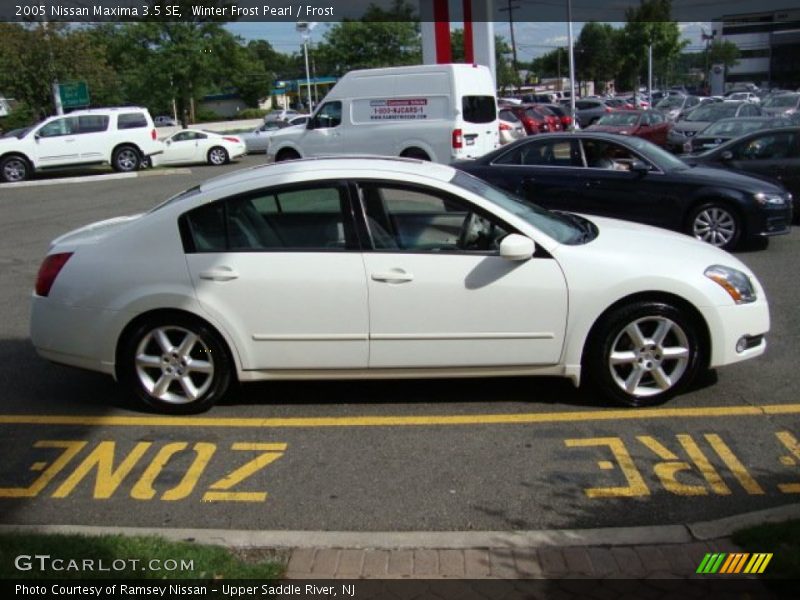 Winter Frost Pearl / Frost 2005 Nissan Maxima 3.5 SE
