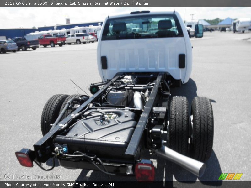 Summit White / Dark Titanium 2013 GMC Sierra 3500HD Regular Cab Chassis