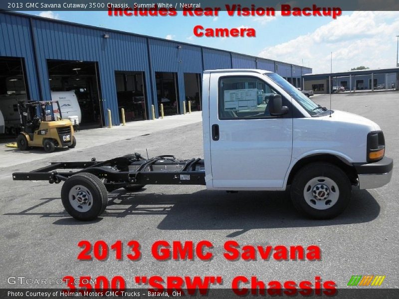 Summit White / Neutral 2013 GMC Savana Cutaway 3500 Chassis