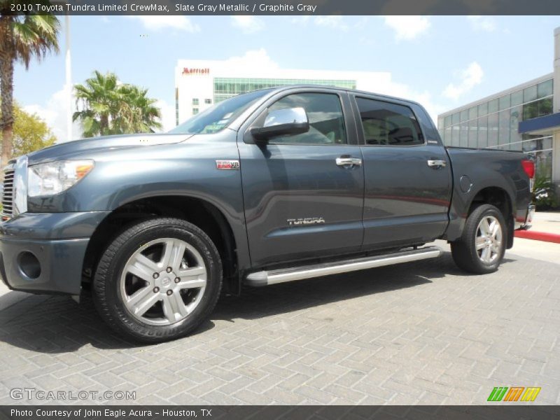 Slate Gray Metallic / Graphite Gray 2010 Toyota Tundra Limited CrewMax