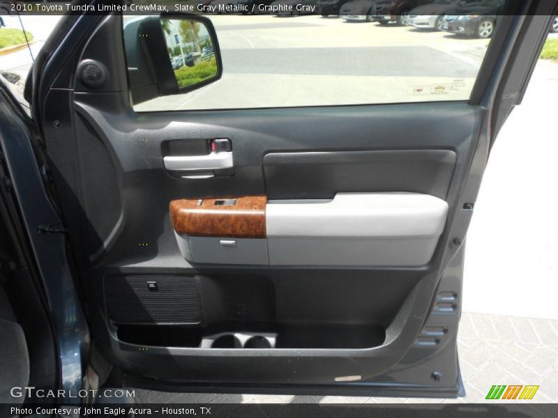 Slate Gray Metallic / Graphite Gray 2010 Toyota Tundra Limited CrewMax
