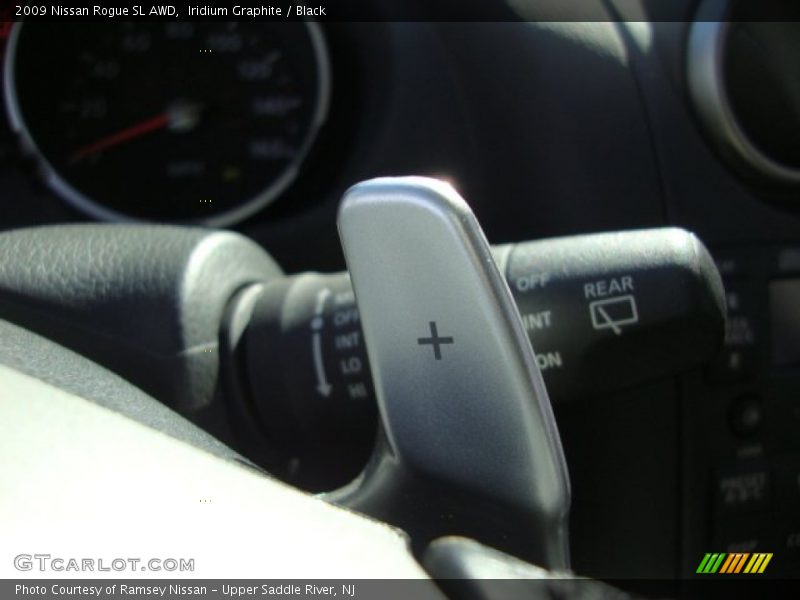 Controls of 2009 Rogue SL AWD