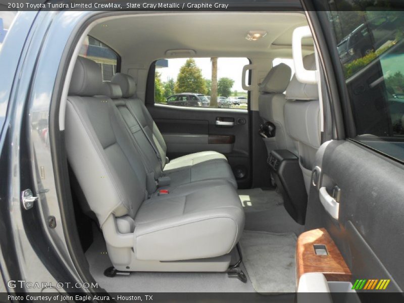 Rear Seat of 2010 Tundra Limited CrewMax