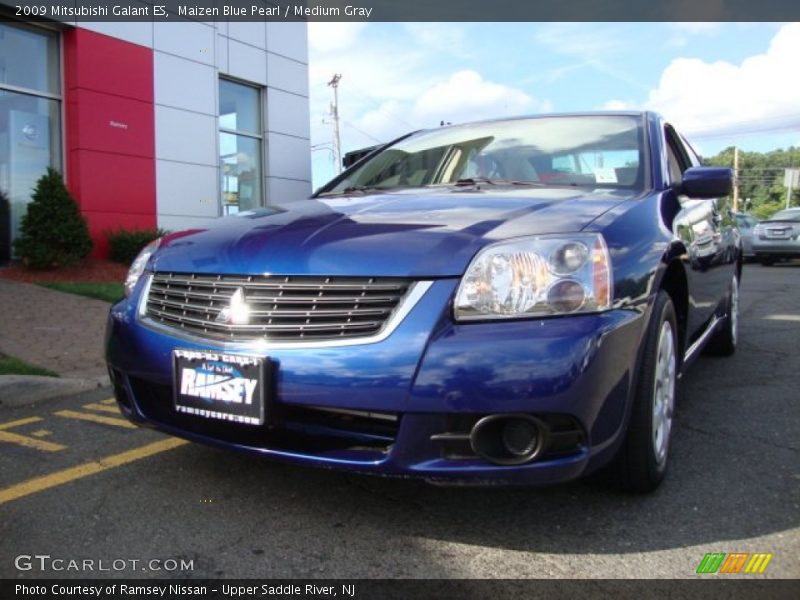 Maizen Blue Pearl / Medium Gray 2009 Mitsubishi Galant ES