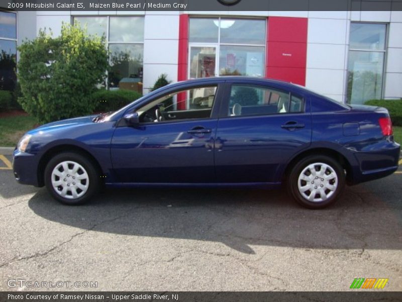Maizen Blue Pearl / Medium Gray 2009 Mitsubishi Galant ES