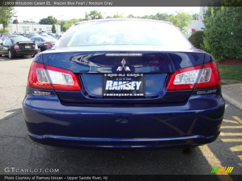Maizen Blue Pearl / Medium Gray 2009 Mitsubishi Galant ES