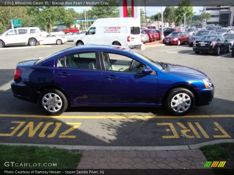 Maizen Blue Pearl / Medium Gray 2009 Mitsubishi Galant ES