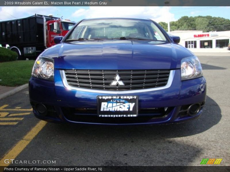 Maizen Blue Pearl / Medium Gray 2009 Mitsubishi Galant ES