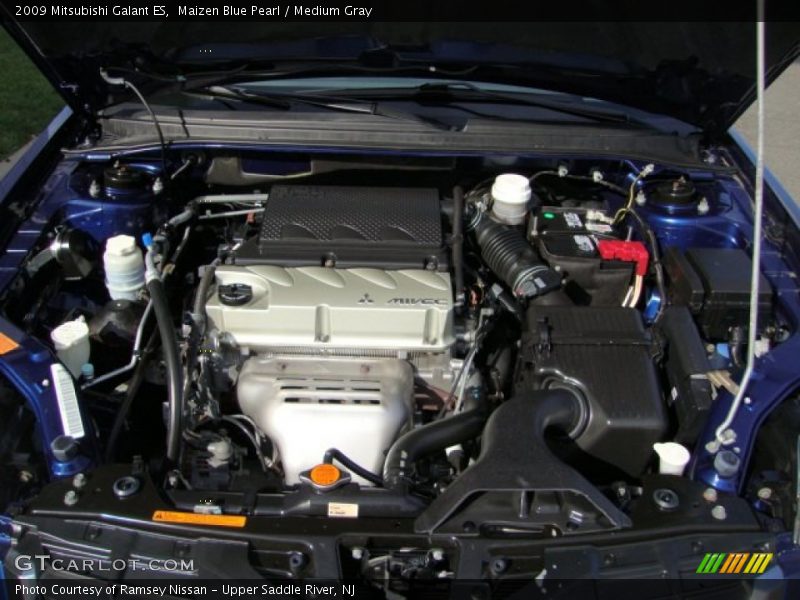 Maizen Blue Pearl / Medium Gray 2009 Mitsubishi Galant ES