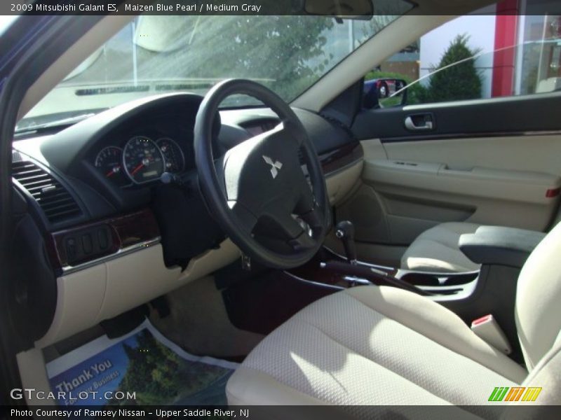 Maizen Blue Pearl / Medium Gray 2009 Mitsubishi Galant ES