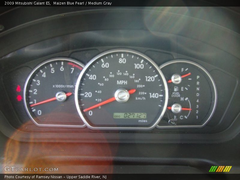 Maizen Blue Pearl / Medium Gray 2009 Mitsubishi Galant ES