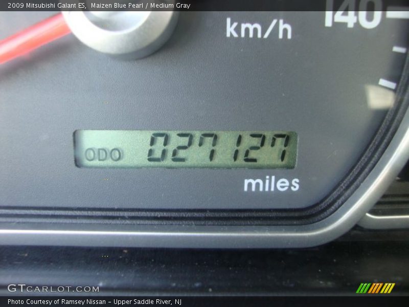 Maizen Blue Pearl / Medium Gray 2009 Mitsubishi Galant ES