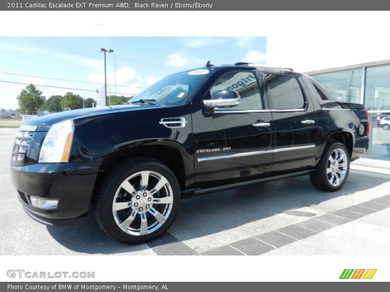 Black Raven / Ebony/Ebony 2011 Cadillac Escalade EXT Premium AWD