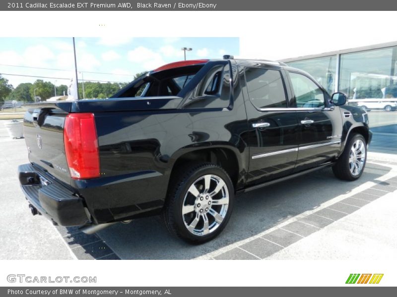 Black Raven / Ebony/Ebony 2011 Cadillac Escalade EXT Premium AWD