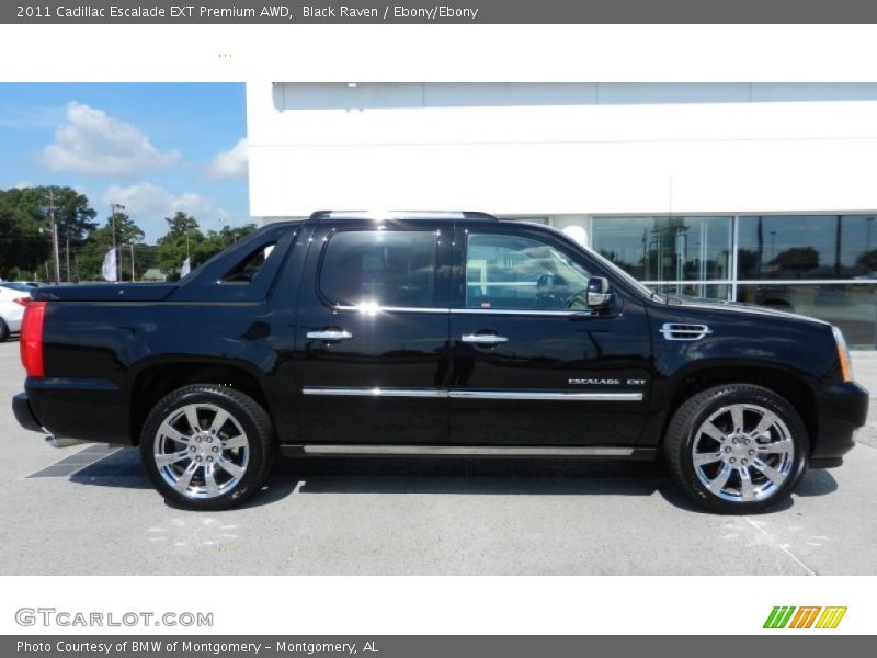 Black Raven / Ebony/Ebony 2011 Cadillac Escalade EXT Premium AWD
