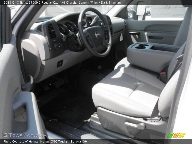 Summit White / Dark Titanium 2013 GMC Sierra 2500HD Regular Cab 4x4 Chassis