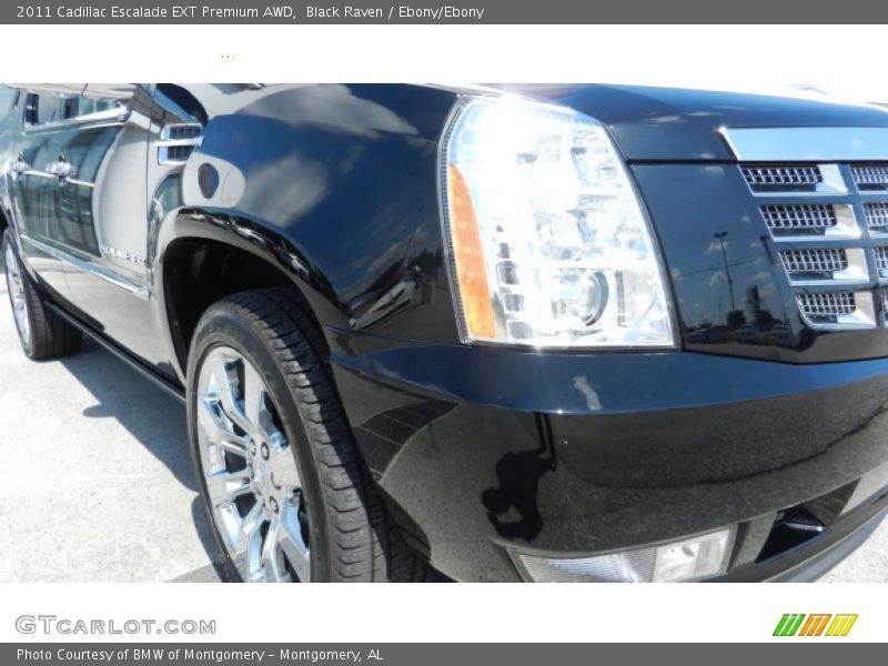 Black Raven / Ebony/Ebony 2011 Cadillac Escalade EXT Premium AWD