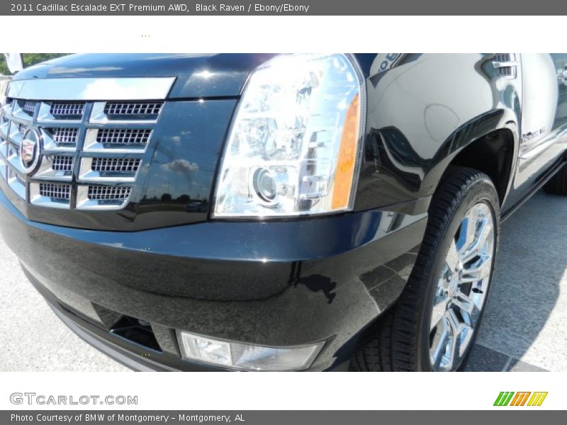 Black Raven / Ebony/Ebony 2011 Cadillac Escalade EXT Premium AWD