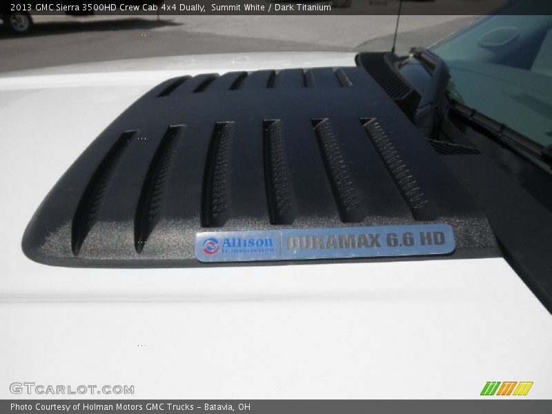 Summit White / Dark Titanium 2013 GMC Sierra 3500HD Crew Cab 4x4 Dually