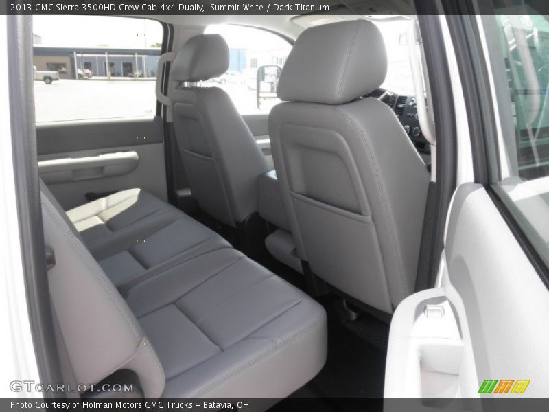 Summit White / Dark Titanium 2013 GMC Sierra 3500HD Crew Cab 4x4 Dually