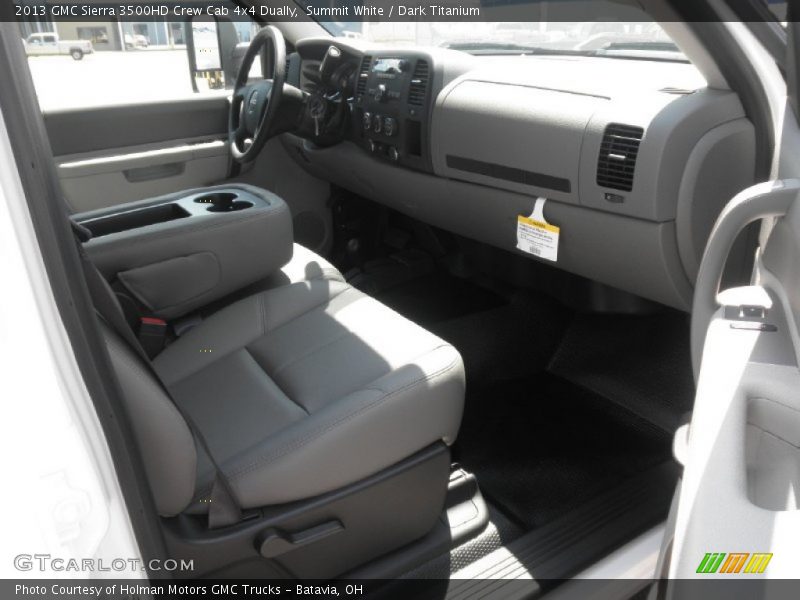 Summit White / Dark Titanium 2013 GMC Sierra 3500HD Crew Cab 4x4 Dually