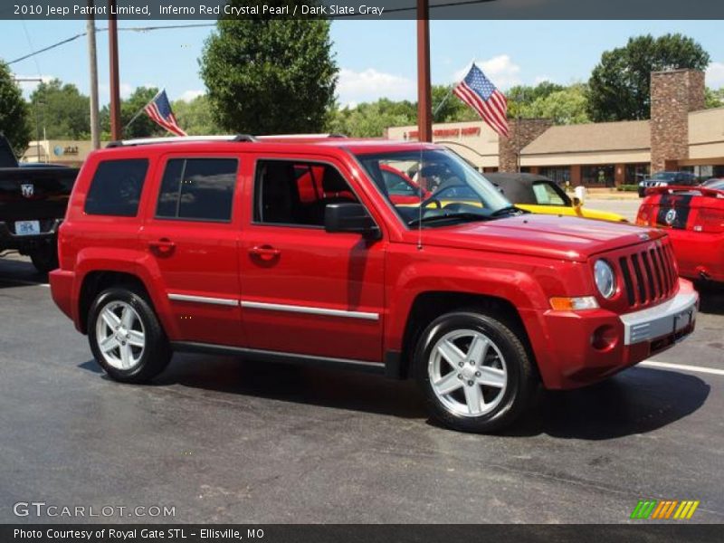 Inferno Red Crystal Pearl / Dark Slate Gray 2010 Jeep Patriot Limited