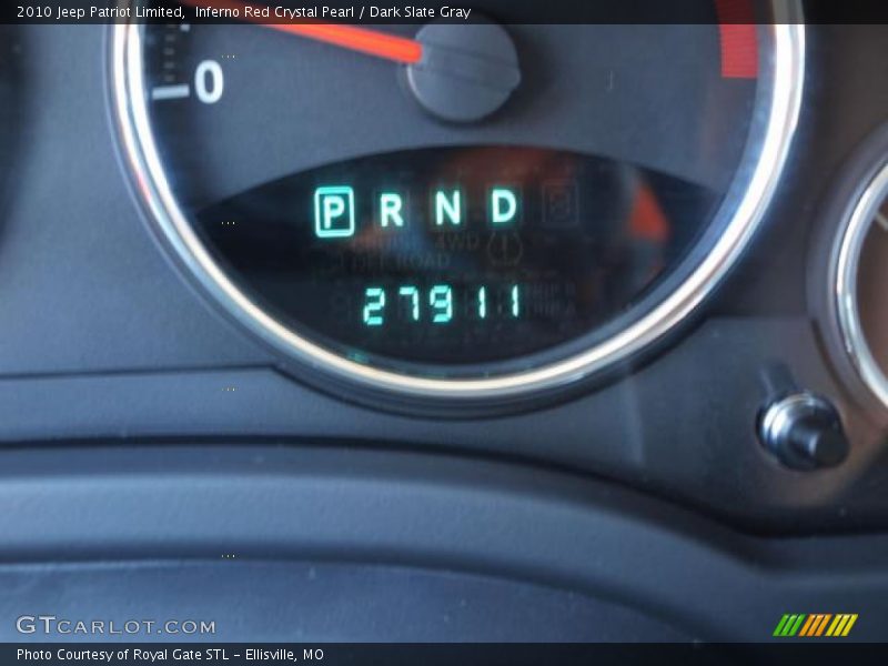 Inferno Red Crystal Pearl / Dark Slate Gray 2010 Jeep Patriot Limited