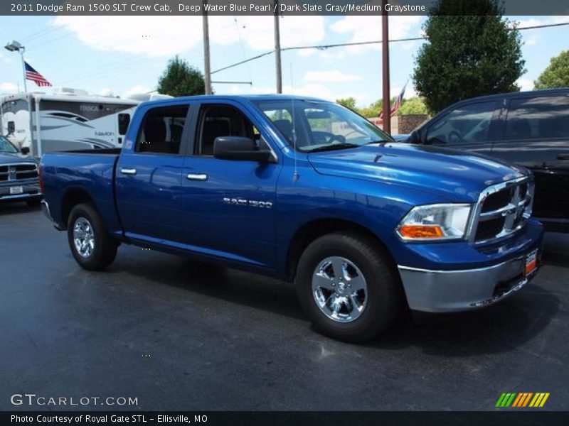  2011 Ram 1500 SLT Crew Cab Deep Water Blue Pearl