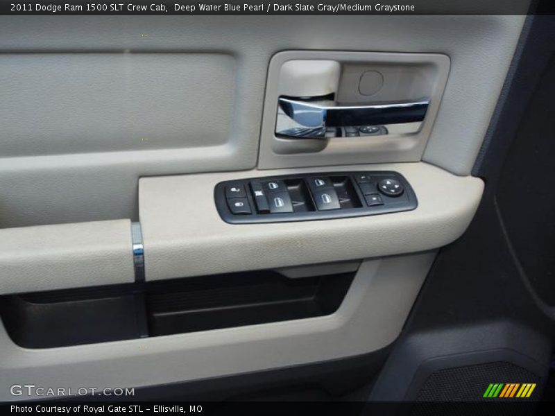 Deep Water Blue Pearl / Dark Slate Gray/Medium Graystone 2011 Dodge Ram 1500 SLT Crew Cab