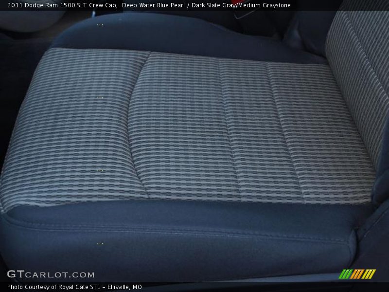 Deep Water Blue Pearl / Dark Slate Gray/Medium Graystone 2011 Dodge Ram 1500 SLT Crew Cab