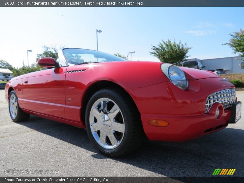 Torch Red / Black Ink/Torch Red 2003 Ford Thunderbird Premium Roadster