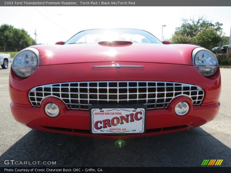 Torch Red / Black Ink/Torch Red 2003 Ford Thunderbird Premium Roadster