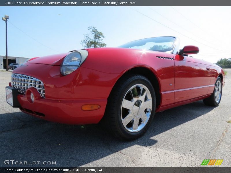 Torch Red / Black Ink/Torch Red 2003 Ford Thunderbird Premium Roadster