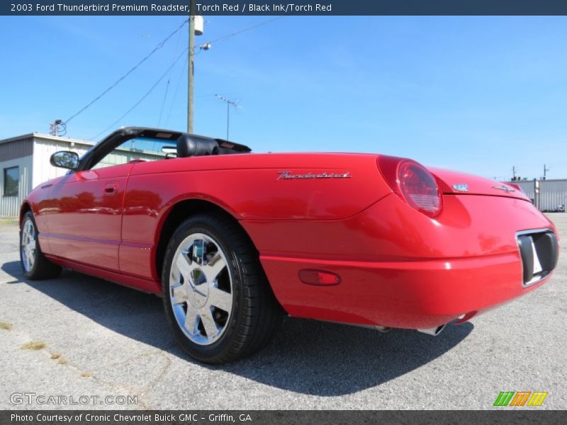 Torch Red / Black Ink/Torch Red 2003 Ford Thunderbird Premium Roadster