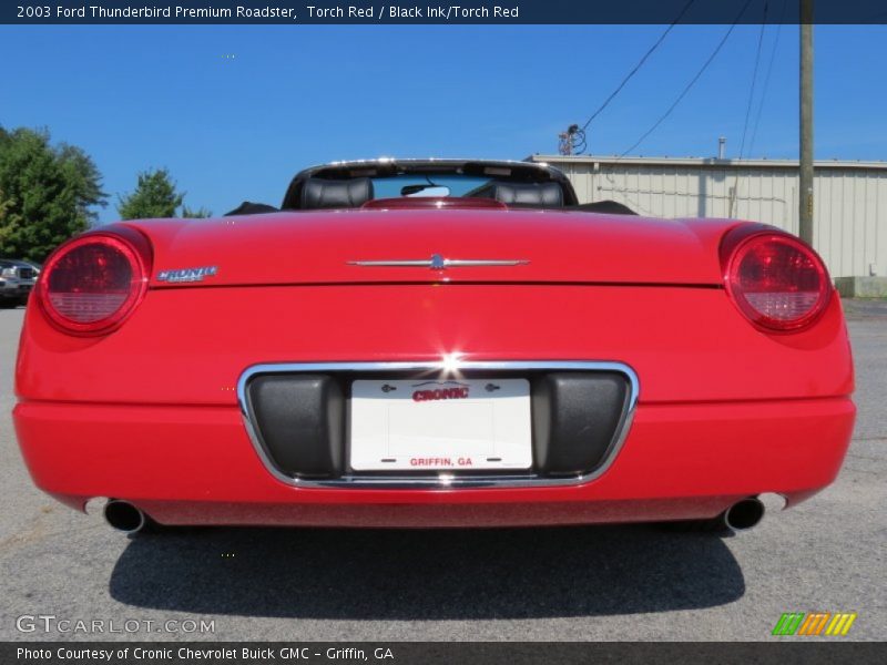 Torch Red / Black Ink/Torch Red 2003 Ford Thunderbird Premium Roadster
