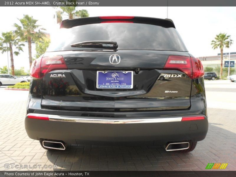 Crystal Black Pearl / Ebony 2012 Acura MDX SH-AWD