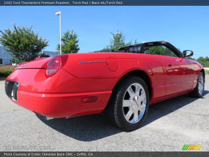 Torch Red / Black Ink/Torch Red 2003 Ford Thunderbird Premium Roadster
