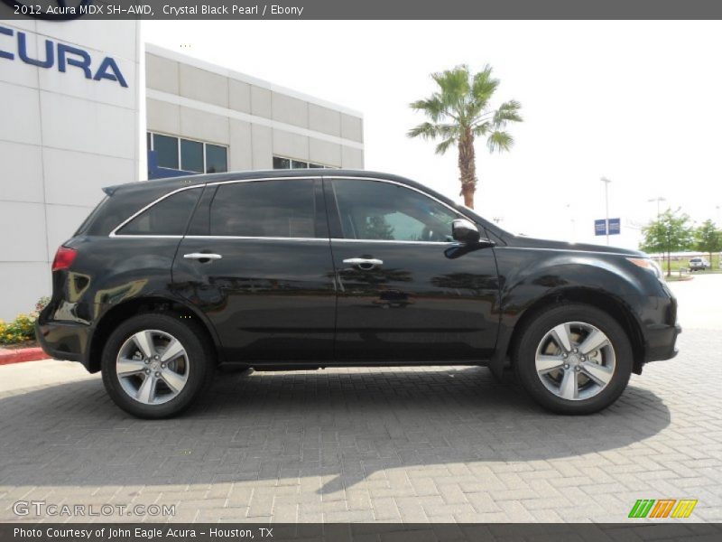 Crystal Black Pearl / Ebony 2012 Acura MDX SH-AWD