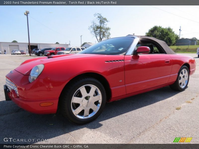 Torch Red / Black Ink/Torch Red 2003 Ford Thunderbird Premium Roadster