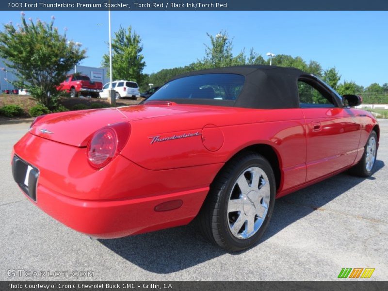 Torch Red / Black Ink/Torch Red 2003 Ford Thunderbird Premium Roadster