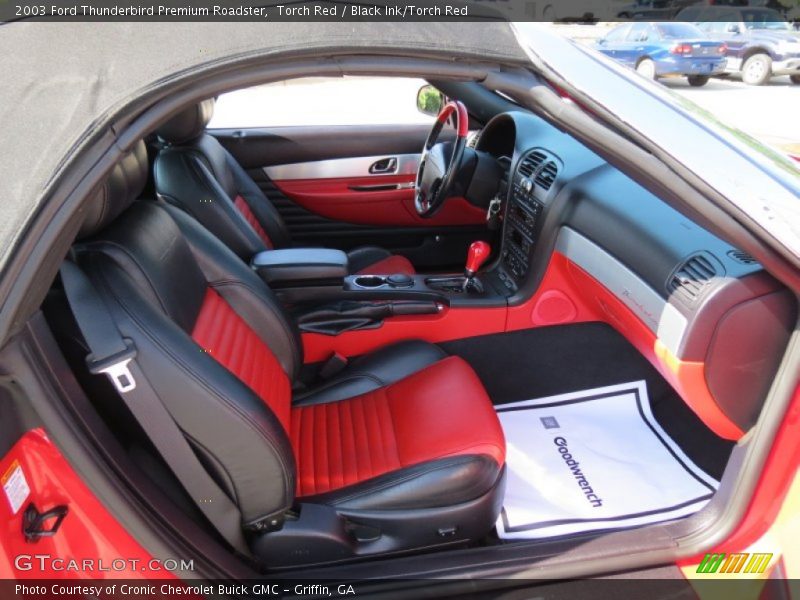 Torch Red / Black Ink/Torch Red 2003 Ford Thunderbird Premium Roadster