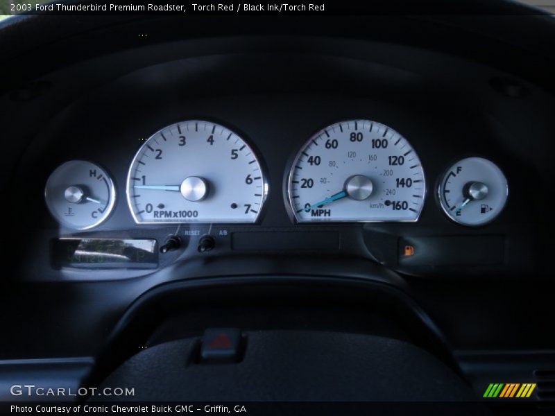  2003 Thunderbird Premium Roadster Premium Roadster Gauges
